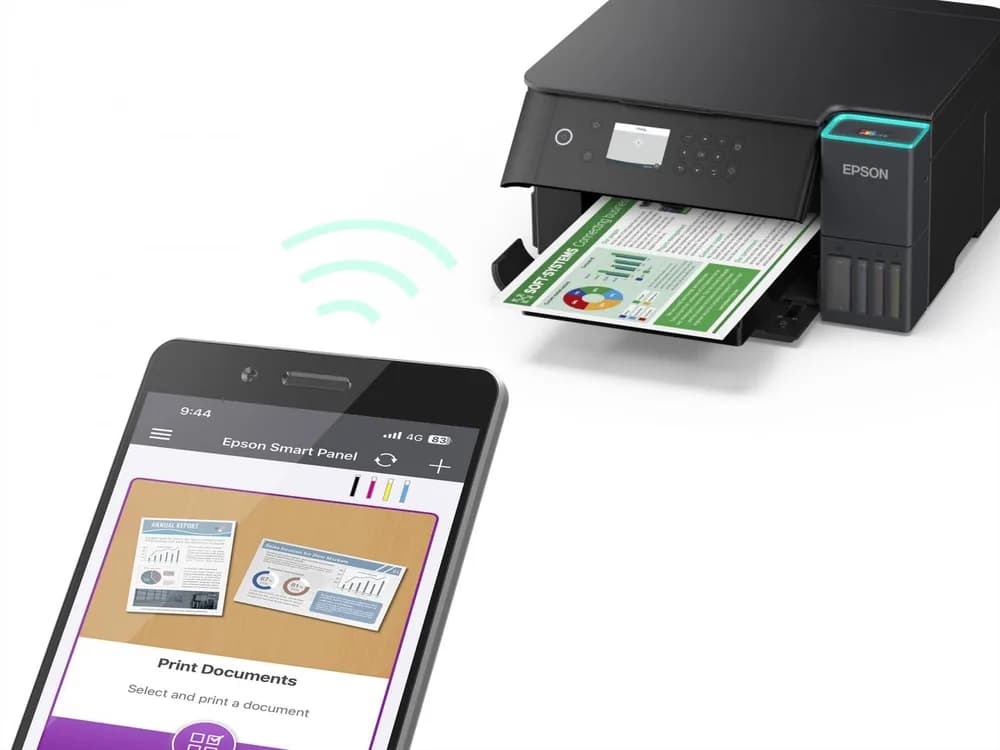Multifunctional inkjet EPSON EcoTank L6360, CISS, format A4, Color, Duplex, USB + LAN + Wi-Fi — miniatură