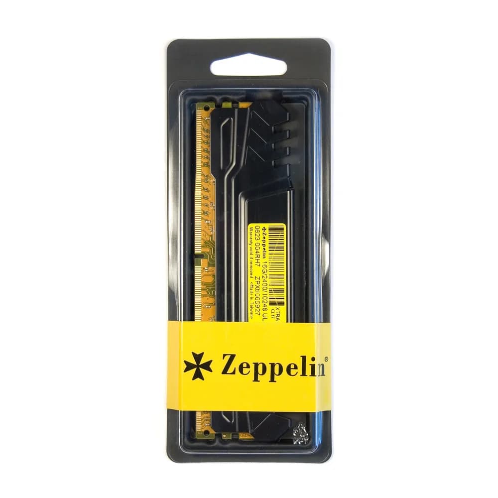 MEMORIE DDR Zeppelin DDR4 16GB frecventa 2400 MHz, 1 modul, radiator, retail "ZE-DDR4-16G2400-RD"