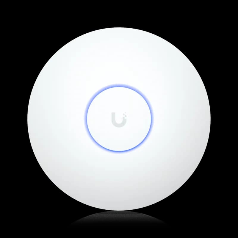 Acces point Ubiquiti U7-LR Wifi 7, 1 x RJ-45 port, 7300 Mbit/s, tensiune DC 42.5 - 57 V, alb