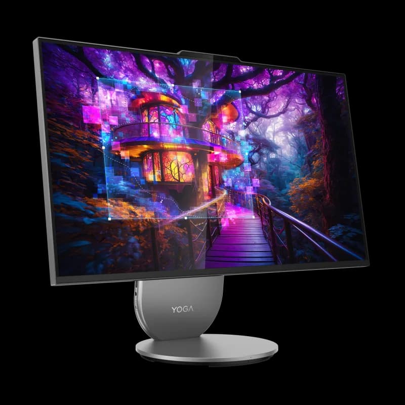 All-in-One Consumer Lenovo Yoga AIO 27IAH10 cu procesor Intel Core Ultra 7 255H pana la 5.1 GHz, 27 inch, QHD, 16 GB, Intel Arc 140T, FreeDos, Grey