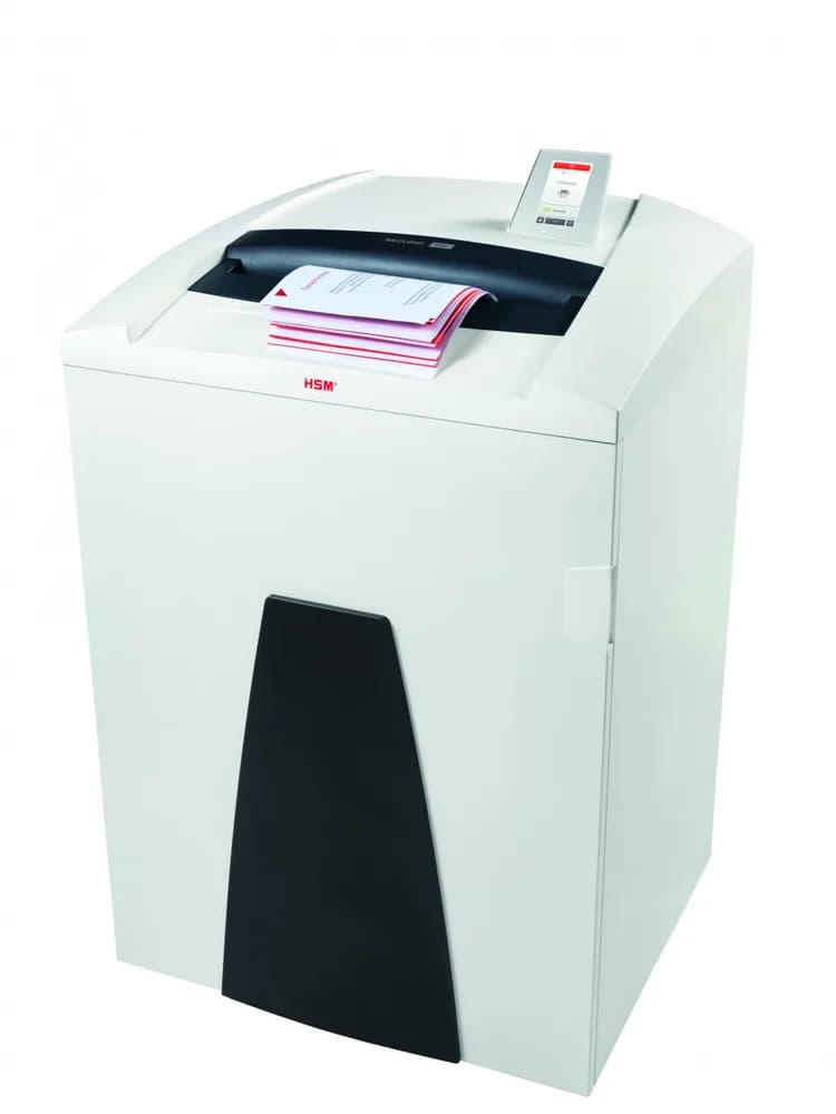 Distrugator documente manual HSM Securio P44i, 43-45 coli, cross cut (3,9 x 40mm), de securitate 4 "H-1873121" — miniatură