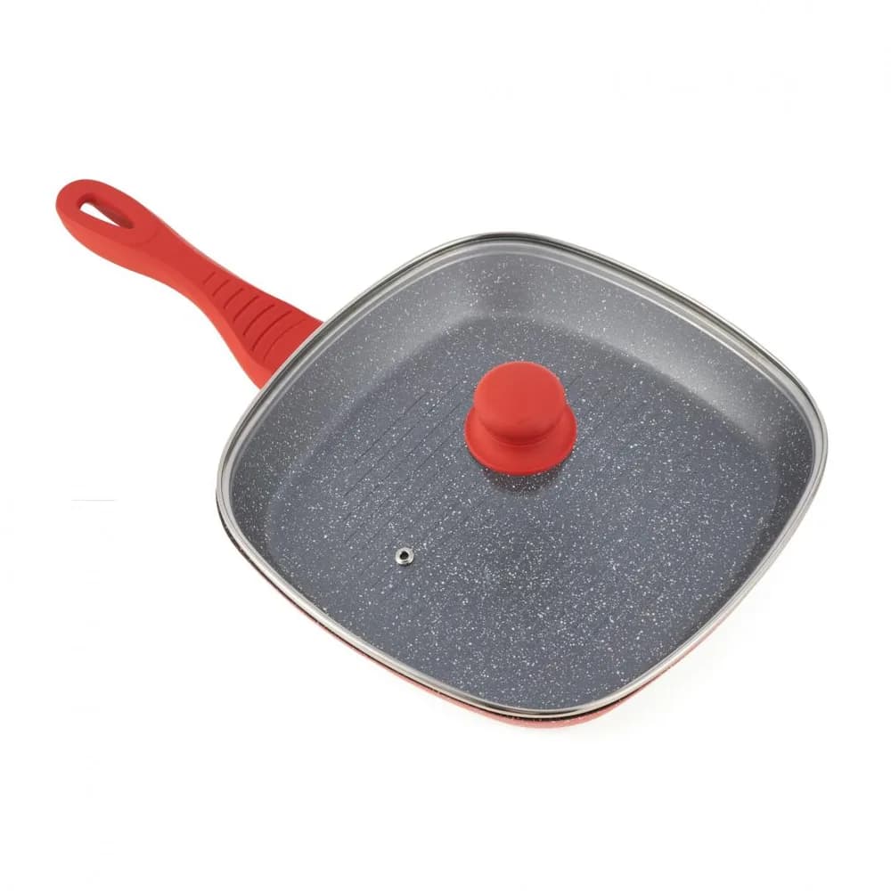 TIGAIE GRILL ALU+CAP 28x4CM,ORANGE GRAYS, COOKING BY HEINNER — miniatură