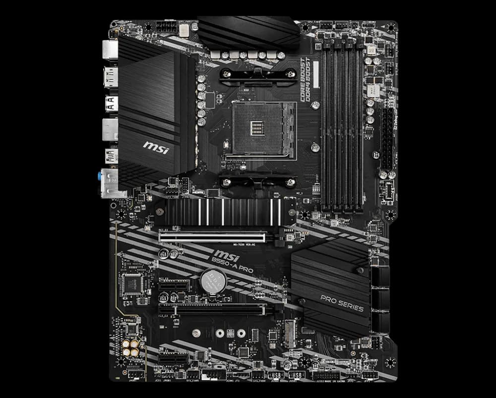 Placa de baza MSI B550-A PRO, Socket AM4, DDR4, ATX