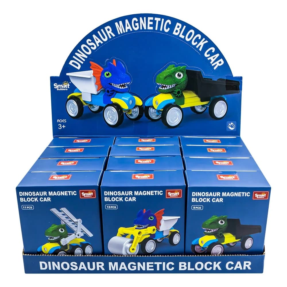 Jocuri constructii magnetic, 12 buc/set — miniatură