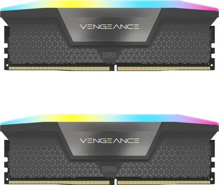 Memorie RAM Corsair Vengeance RGB, 32GB DDR5, 6000MHz, CL30 — miniatură