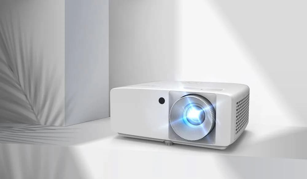 Videoproiector Optoma ZH420, FHD 1920* 1080, 4.300 lumeni, 300.000:1/ contrast dinamic 2.000.000:1, 16:9/ 4:3/ 16:10, +/-30°, dimensiune maxima imagine 322", laser 30.000 ore, distanta maxima de proiectie 8 m, zoom 1.3, 2* HDMI, Audio 3.5mm, USB-A power 1.5A, RS232, RJ45, 29- 36 dB, Full 3D — miniatură