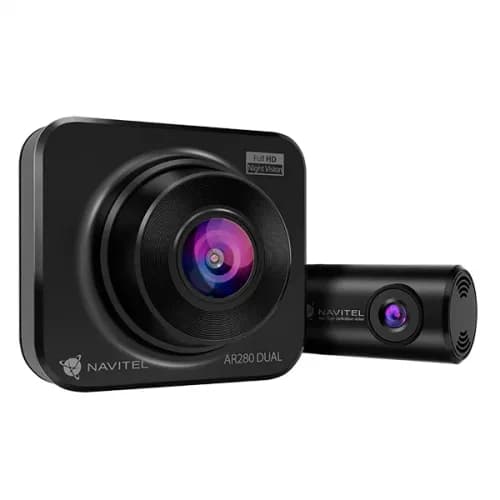 NAVITEL AR280 DUAL DVR Camera FHD w/Night Vision + HD RearCamera "AR280"