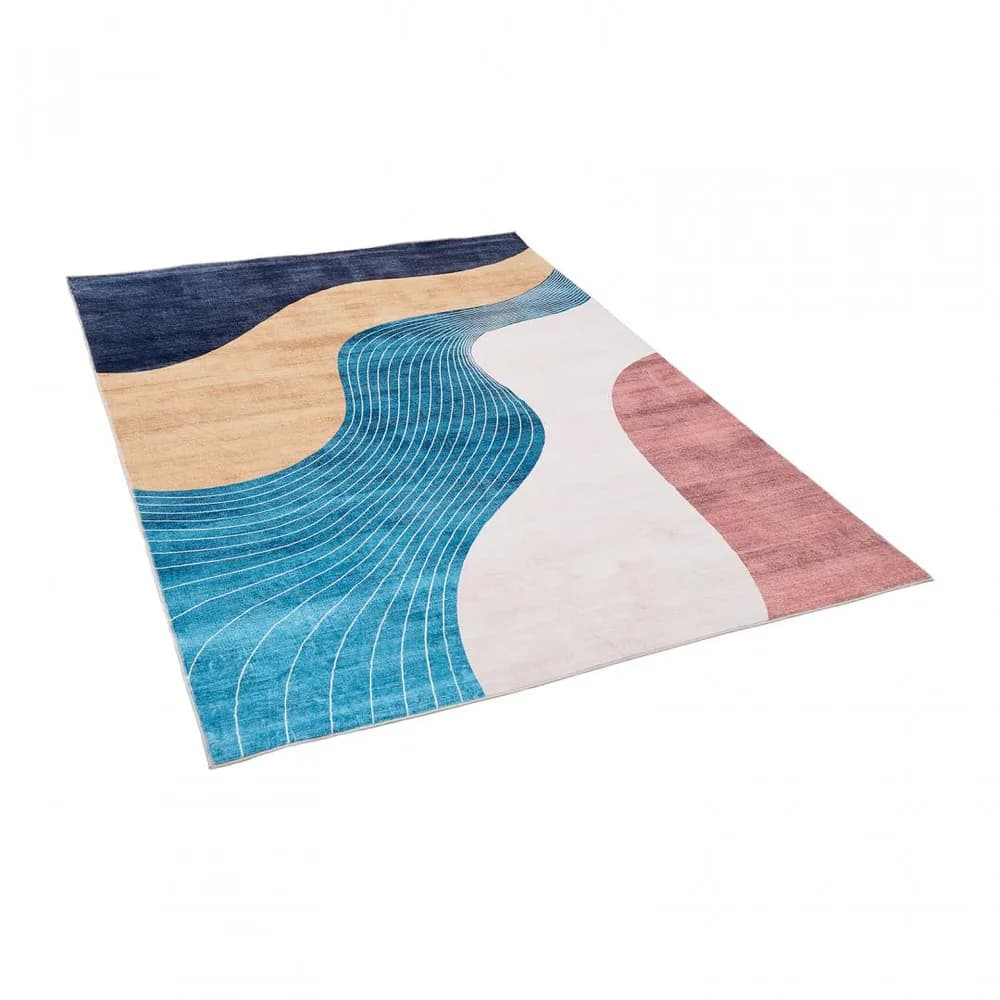 Covor printat, FLOW 200x300 cm, lavabil cu spate antialunecare, inaltime fir 3mm — miniatură