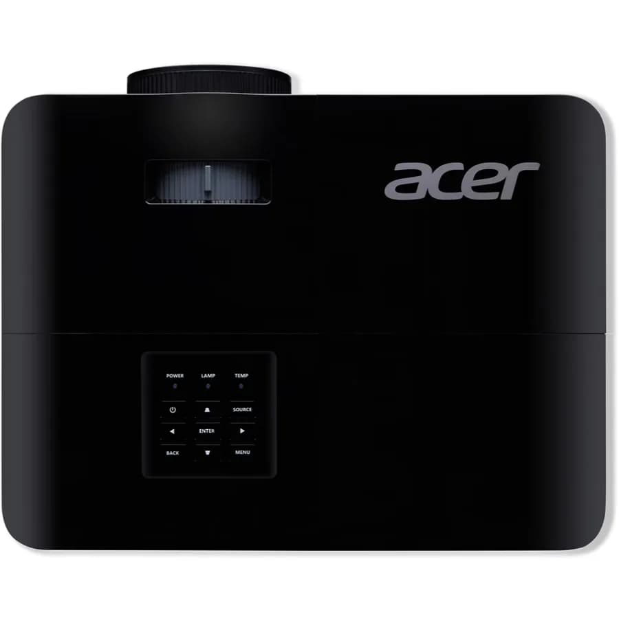 Videoproiector Acer X1328ic, WXGA 1280*800, up to WUXGA 1920*1200, 5.000 lumeni, 16:9/ 16:10/ 4:3, 20.000:1, diagonala maxima 300", distanta maxima de proiectie 10 m, boxa 3W, lampa 5.000 / 15.000 ore, 27 dB, 2.4 kg, D-sub, 2* HDMI, PC audio in/ out, composite video, DC Out (5V/1A, USB Type A)