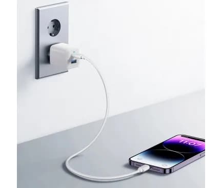 INCARCATOR retea Anker "323" 33W, PowerIQ, 1 x USB Type-C, 1 x USB, alb, "A2331G21" - 0194644115524 — miniatură