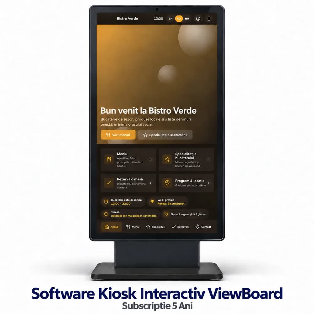 Software Kiosk digital Signage ViewBoard – Subscriptie 5 Ani