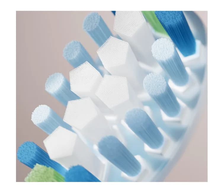 Rezerve PHILIPS Sonicare Plaque Defence HX9044/87, Pachet de 4 capete de periere, Standard, Click-on, Sincronizarea modurilor BrushSync, Alb, L x A x I (mm) 60x25.7x230.5 — miniatură