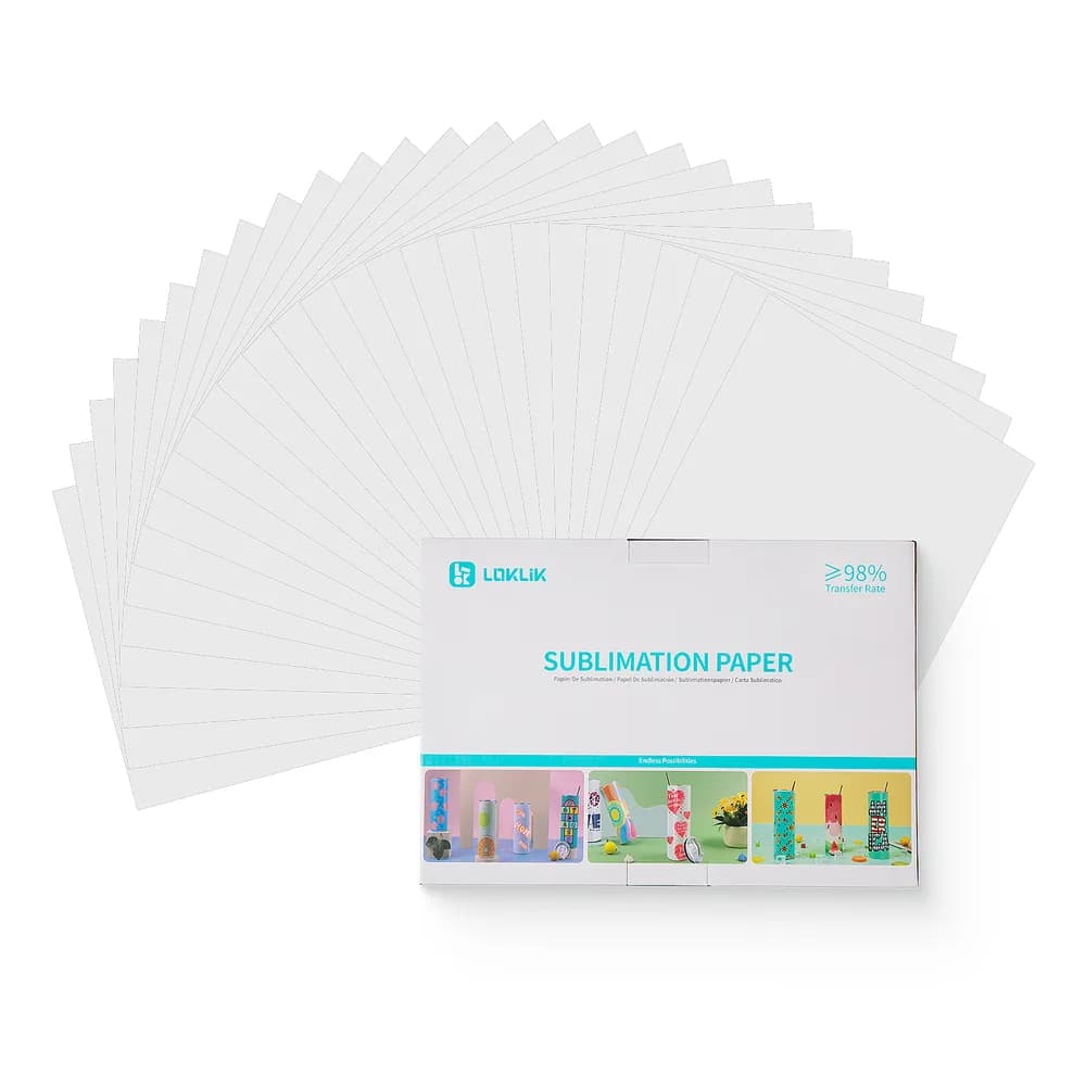 Accesoriu gravator laser LOKLiK Sublimation Paper – 140-pack (BG-RSHZ-0039-US-L-B2B) — miniatură