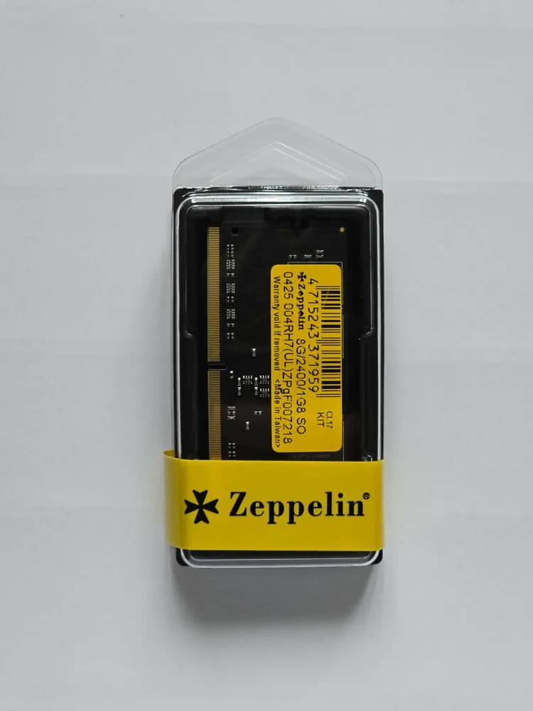 MEMORIE SODIMM Zeppelin DDR4 16GB frecventa 2400 MHz, (kit 2 x 8GB), retail "ZE-SD3-16G2400-KIT"