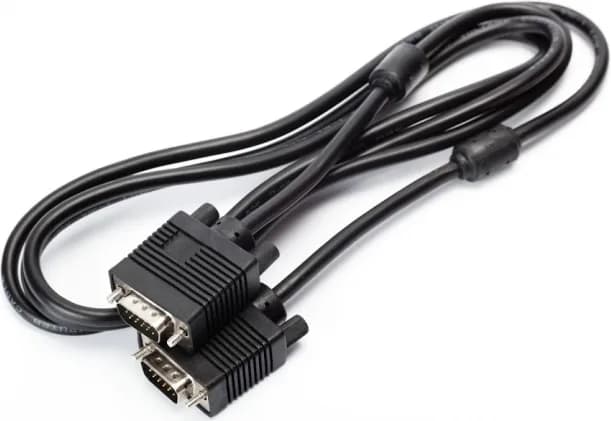 CABLU video SPACER, VGA (T) la VGA (T), 1.8m, cupru, ecranat, negru, "SPC-VGA-6" — miniatură