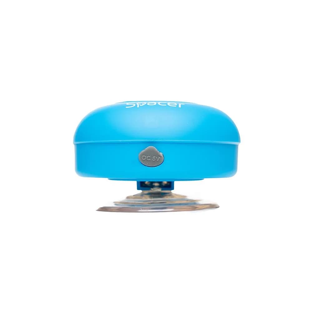 Boxa Spacer DUCKY-BLU portabila, 3W RMS, control volum, acumulator 300mAh, microfon incorporat, incarcare USB, waterproof, albastru — miniatură