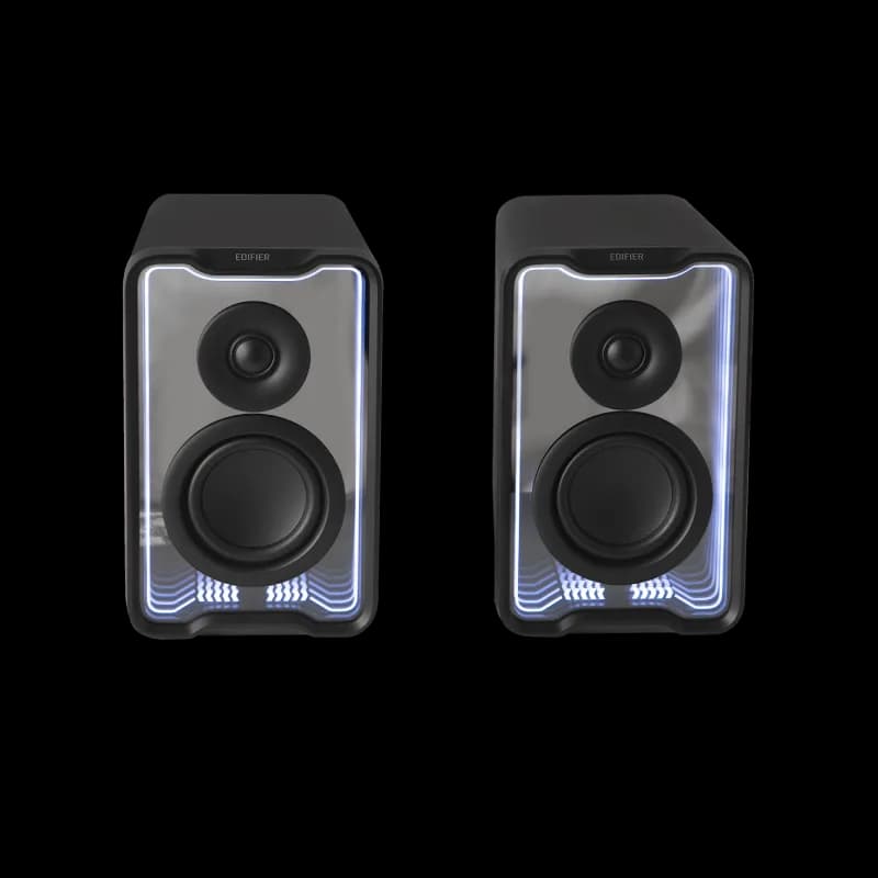 BOXE EDIFIER 2.0, RMS: 30W (2 x 15W), Bluetooth 5.4, USB-A, AUX, black, "QR30-BK" — miniatură