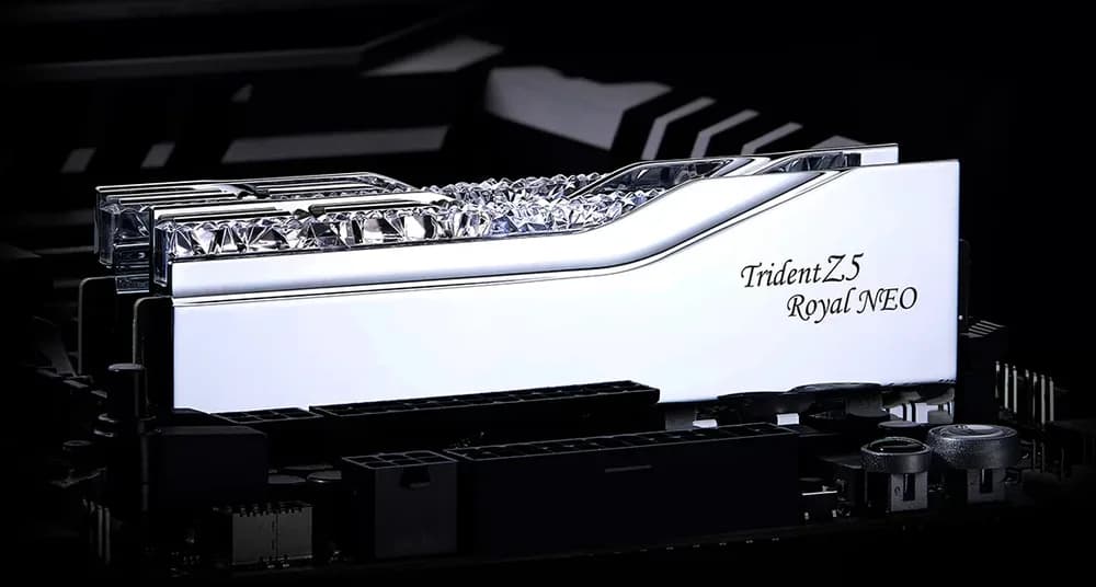 Memorie G.SKILL TRIDENT Z5 ROYAL RGB DDR5 2X16GB 6000MHZ CL28-36 "F5-6000J2836G16GX2-TR5NS" — miniatură