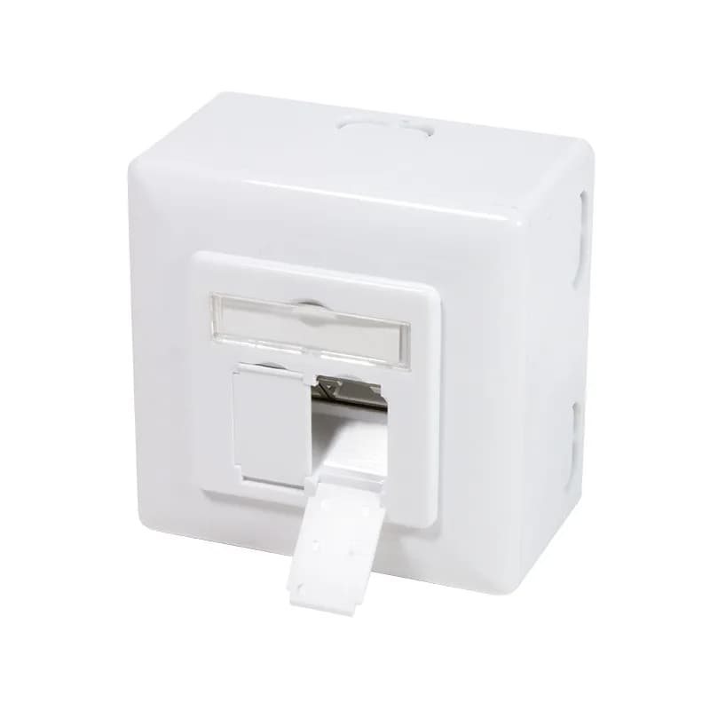 PRIZA RJ-45 aplicabila cu 2 iesiri | PRIZA RJ-45 incastrabila cu 2 iesiri LOGILINK pt. cablu FTP, Cat6, Krone (LSA) x 2 | RJ-45 (M) x 2, ecranat, plastic cu metal, 1 buc, "NP0039A" — miniatură