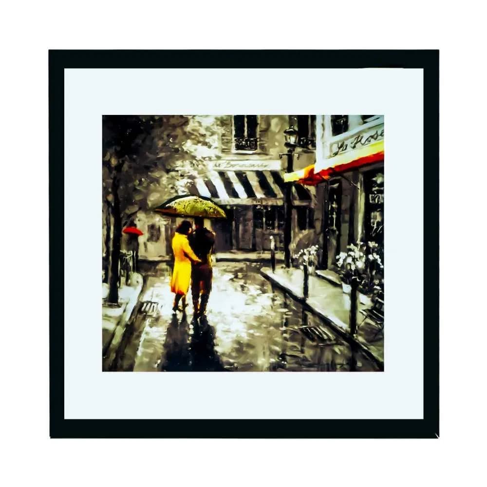 Tablou plastic + sticla, 33x33 cm — miniatură