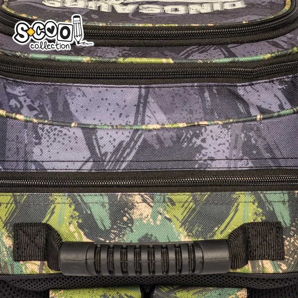 Ghiozdan ergonomic, 40.5x29x13.5 cm, DINO - S-COOL — miniatură