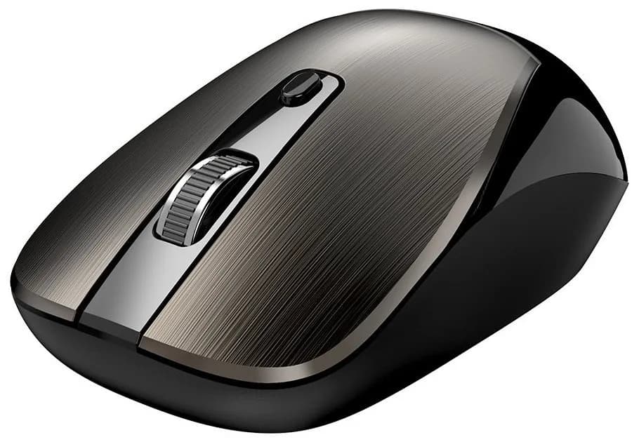 MOUSE Genius "NX-7125”, PC sau NB, wireless, 2.4G, BlueEye, 1200 dpi, butoane/scroll 3/1, chocolate, "31030044401" — miniatură