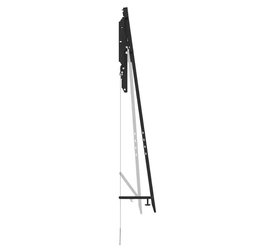 Suport perete Neomounts heavy duty, pentru display-uri interactive si ecrane grele de pana la 50-98, sistem de prindere VESA 500x800, greutate maxima suportata 100kg, fix, montare tip portrait, distanta fata de perete 4.2cm, cu sistem ce permite prinderea/desprinderea usoara a display-ului — miniatură