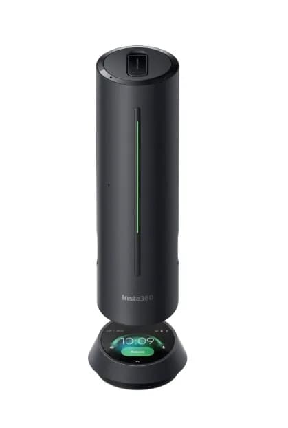 Speakerphone omnidirectional Insta360 Wave, 8 mics, Full-duplex Audio, AI recorder, captare voce 5m, 12 ore de conversaț