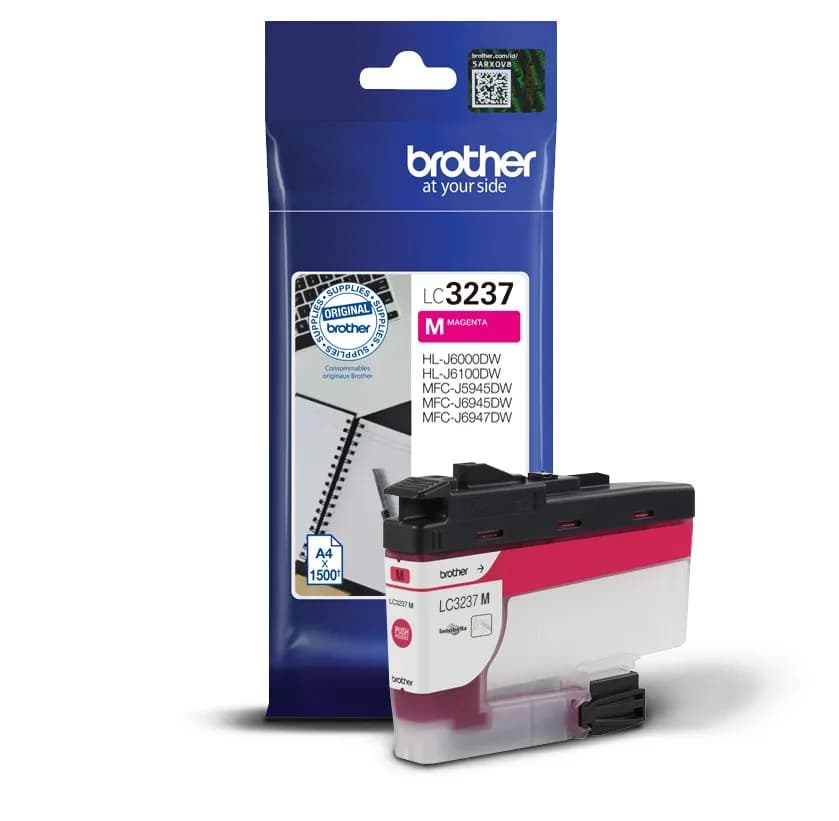 Cartus Cerneala Original Brother Magenta, LC3237M, pentru MFC-J5945|J6945|J6947, 1.5K, "LC3237M" — miniatură