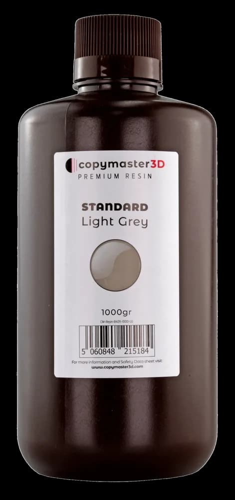 Rășină 3D Copymaster3D Standard UV – 1 kg – Light Grey