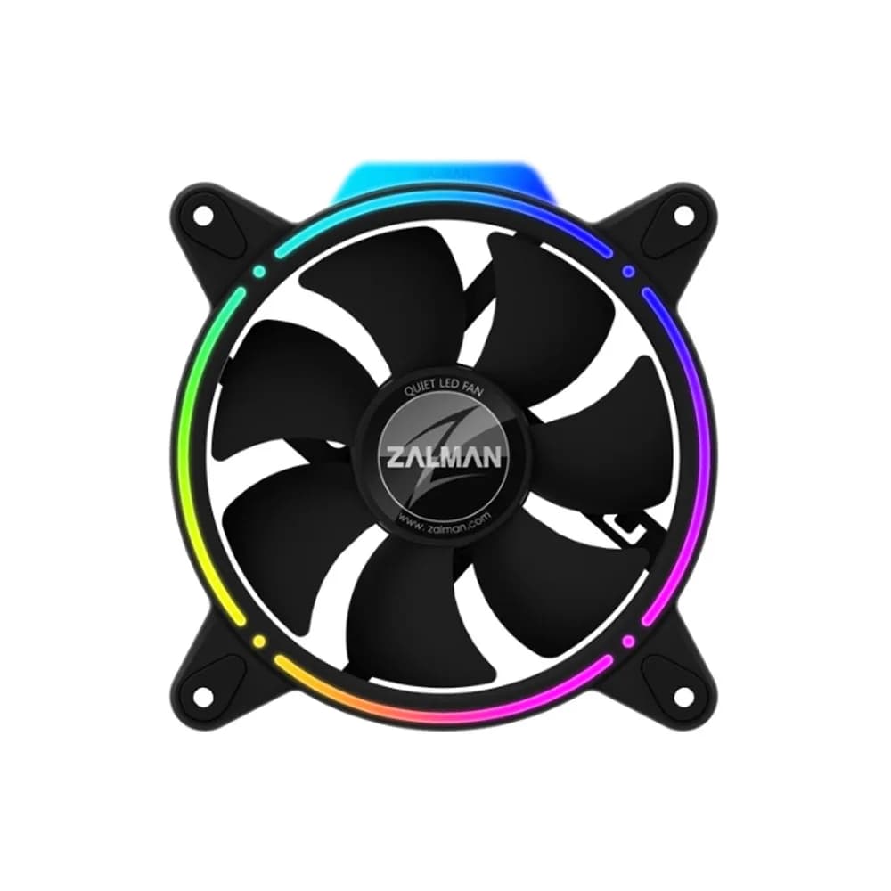 Ventilator Zalman "RFD120A", 120mm, 1500 RPM, hydraulic bearing, 34.34 cfm, 3-pin adresabil, negru, "ZM-RFD120A"