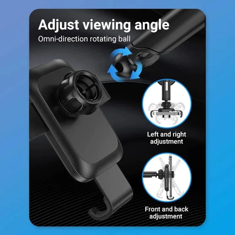 Suport AUTO Vention pt SmartPhone, fixare parbriz sau bord prin ventuza, unghi reglabil, device compatibil 4.7-7.2inch, negru, "KCOB0" - 6922794764866 — miniatură