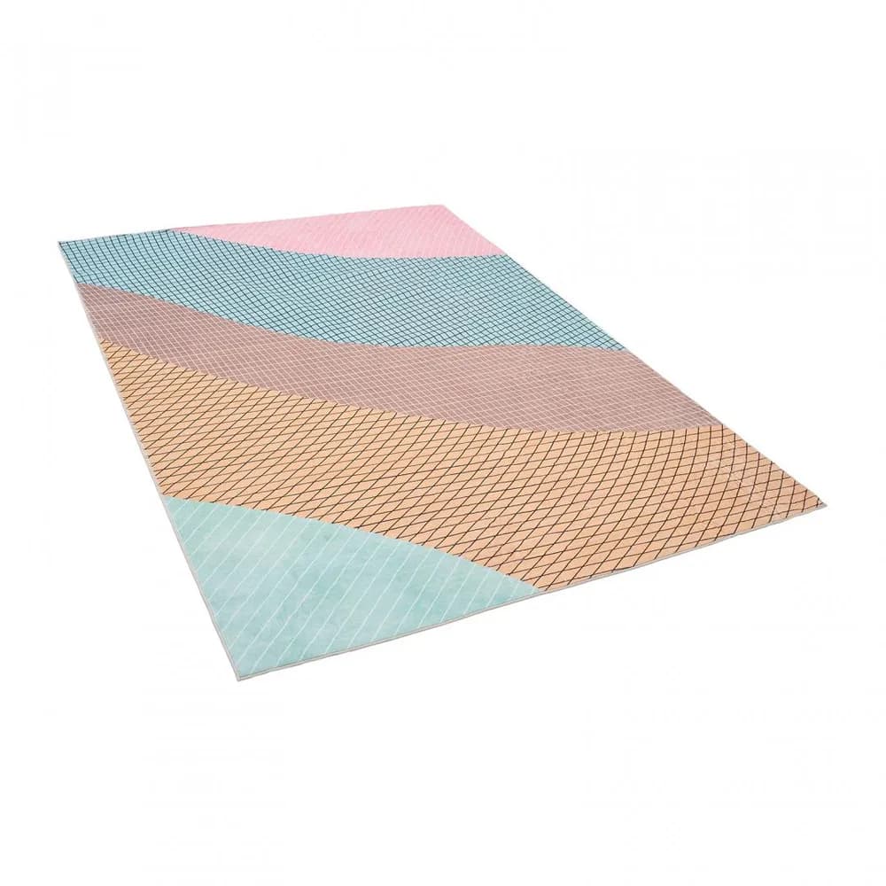 Covor printat, RAINBOW 160x230 cm, lavabil cu spate antialunecare, inaltime fir 3mm — miniatură