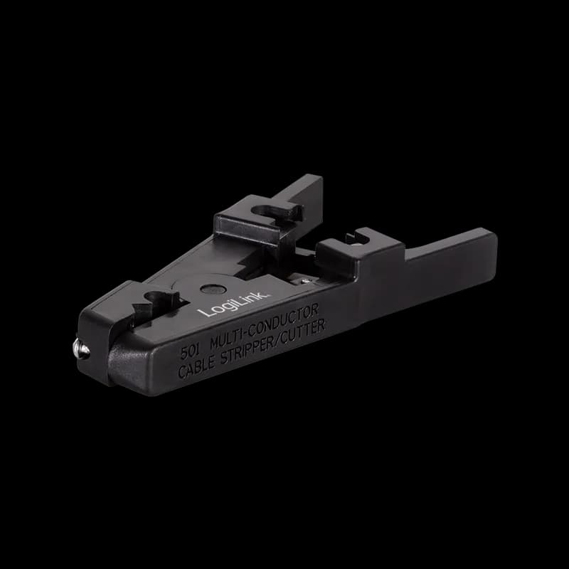 CLESTE dezizolare cablu, LOGILINK, functii: dezizolare cablu, taiere cablu 3.2-9.5mm, surub reglare diametru, negru, "WZ0005" — miniatură