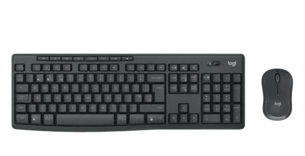 Kit wireless tastatura si mouse Logitech MK370 Combo for Business, taste numerice, negru