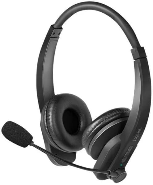 CASTI Logilink, wireless, standard, utilizare multimedia, MP3, smartphone, microfon pe brat, conectare prin Bluetooth 5.0, negru, "BT0060"