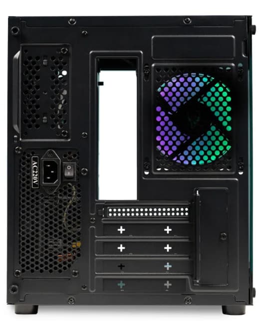 Carcasa SPACER SPCS-GC-AQUARIUM-BK, Micro Tower, Black — miniatură