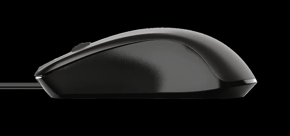 Mouse Trust Carve, 1200 dpi, Negru — miniatură