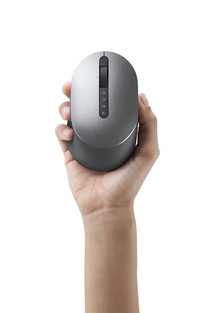 MOUSE DELL, "MS5320W", PC sau NB, wireless, Bluetooth | 2.4GHz, optic, 1600 dpi, butoane/scroll 7/1, mod dual de conectare, gri, "570-ABHI"