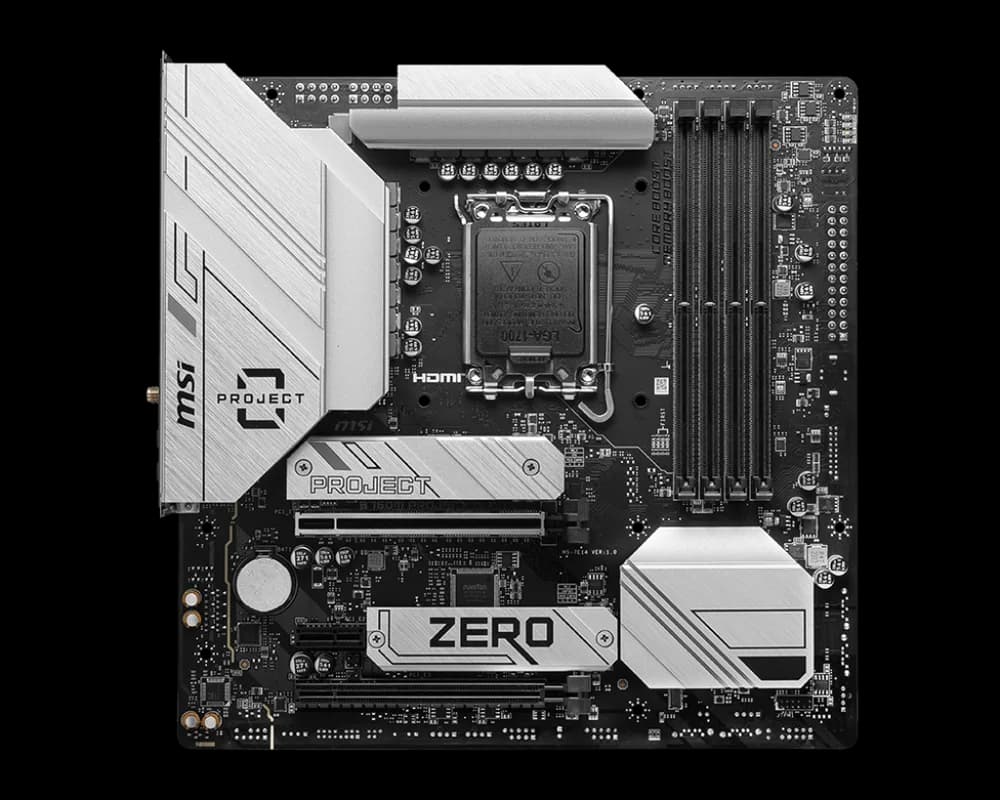 Placa de baza MSI B760M PROJECT ZERO "B760M PROJECT ZERO"