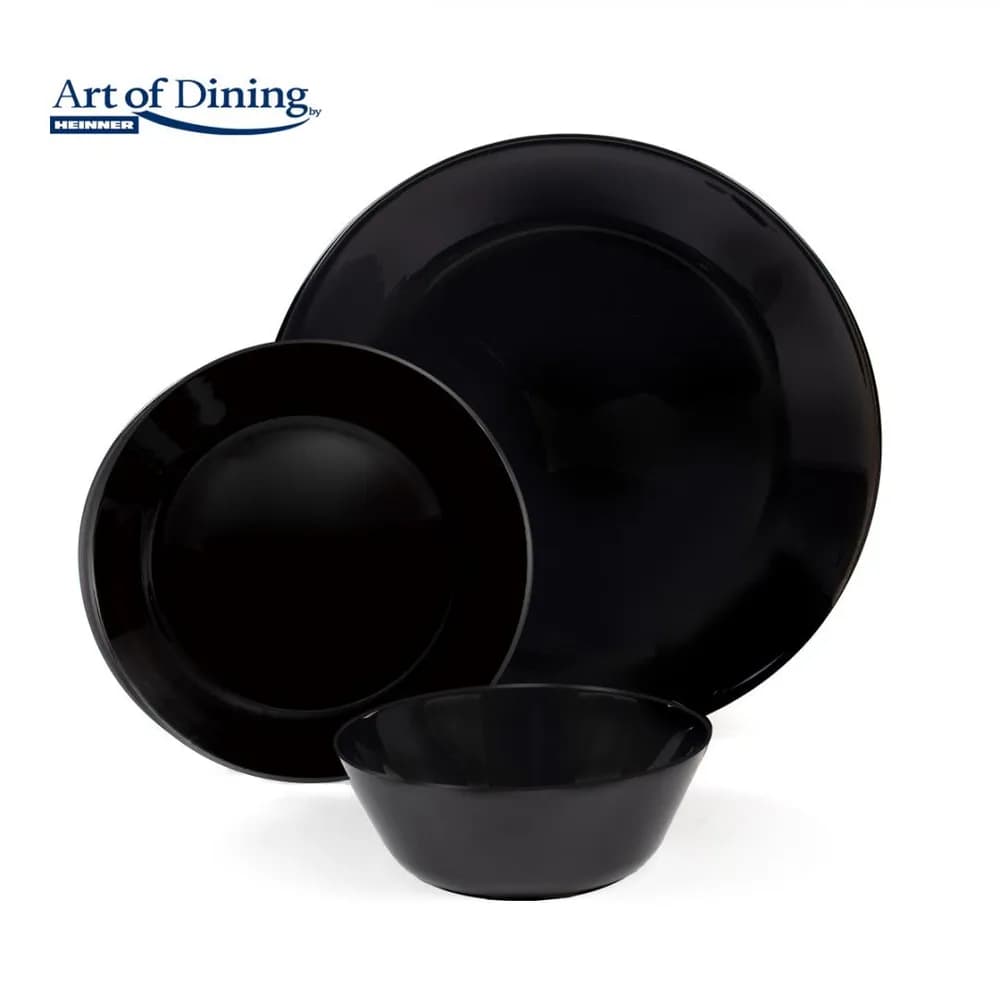 SERVICIU MASA DIN OPAL NEGRU 18 PIESE, CATANIA, ART OF DINING
