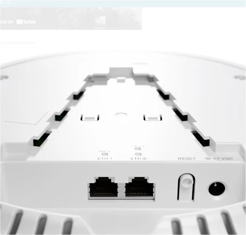 Access point Mikrotik cAP ax, Gigabit, PoE, Dual-band, WiFi 6 - AX — miniatură