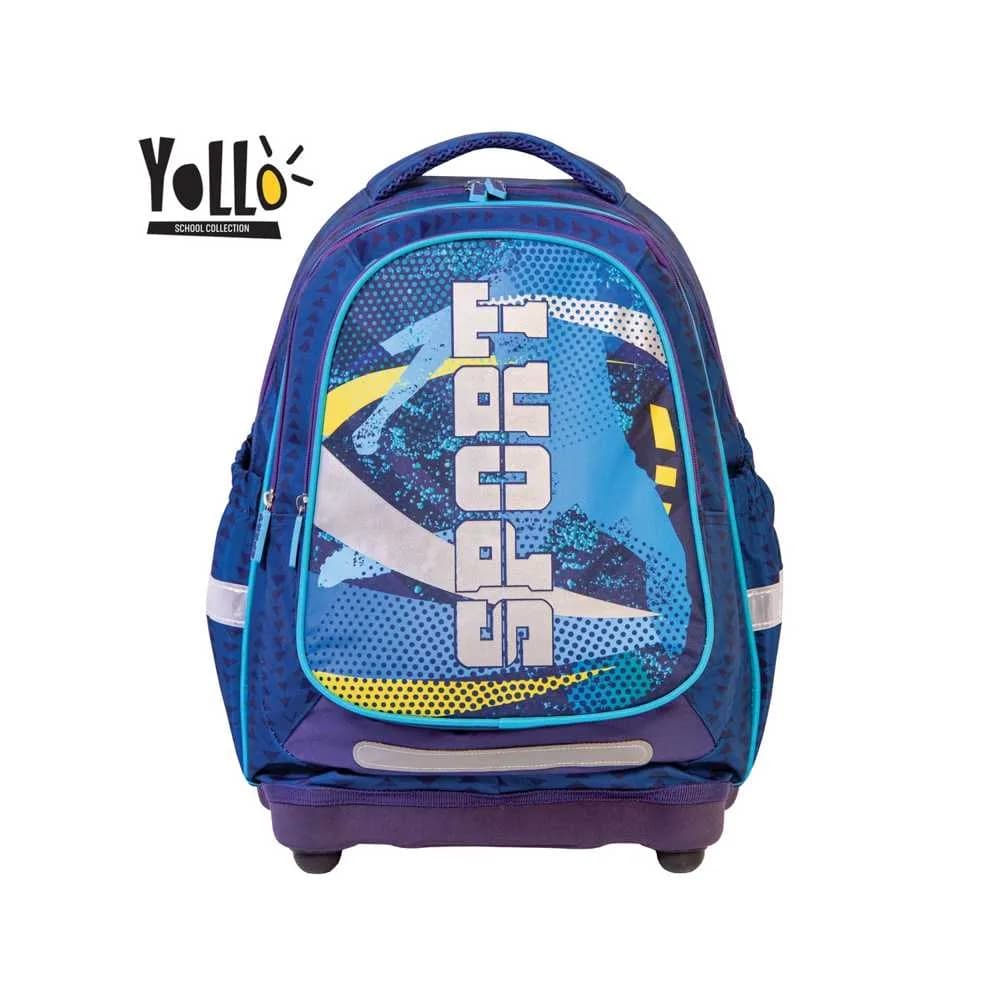 Ghiozdan anatomic, 38 cm, SPORT - YOLLO