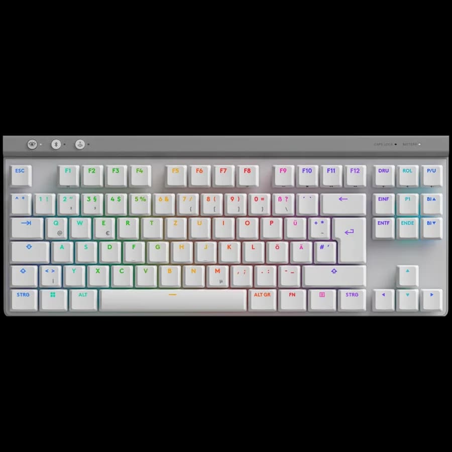 LOGITECH G515 LIGHTSPEED TKL - WHITE - US INTL - 2.4GHZ/BT- EMEA28i-935 - TACTILE "920-012539"