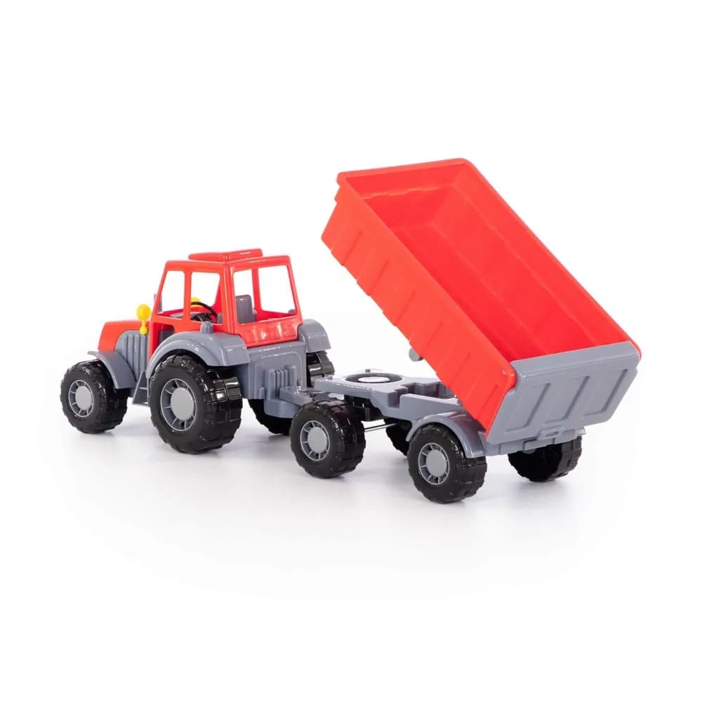 Tractor cu remorca - Altay, 59x17x18cm, Polesie — miniatură