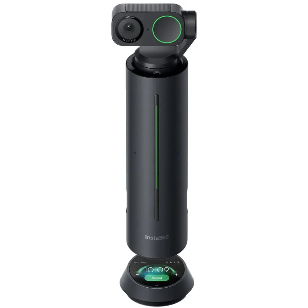 Pachet videoconferință Insta360 Wave + Link 2 negru 4K AI pentru săli mici și birou hibrid