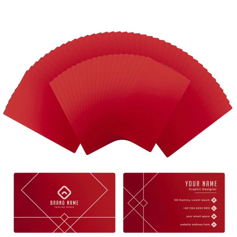 Material pentru gravare laser xTool Metal Business Cards – 60 buc (P5020357)