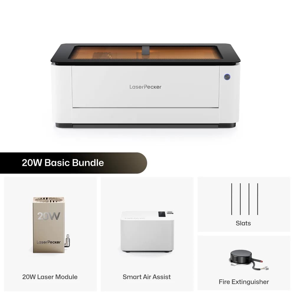 Accesoriu imprimantă 3D LaserPecker LX2 20 W (C-CPB2EUBZGR3N0000)