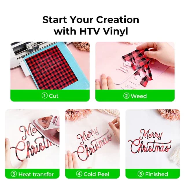 Accesoriu gravator laser xTool Patterned Heat Transfer Vinyl – 30-pack — miniatură