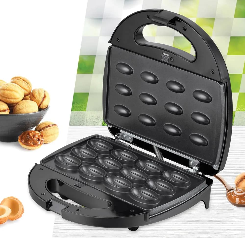 APARAT DE FĂCUT PRĂJITURI SUB FORMĂ DE NUCI HEINNER DESSERT SUPREME HNM-750BKS — miniatură